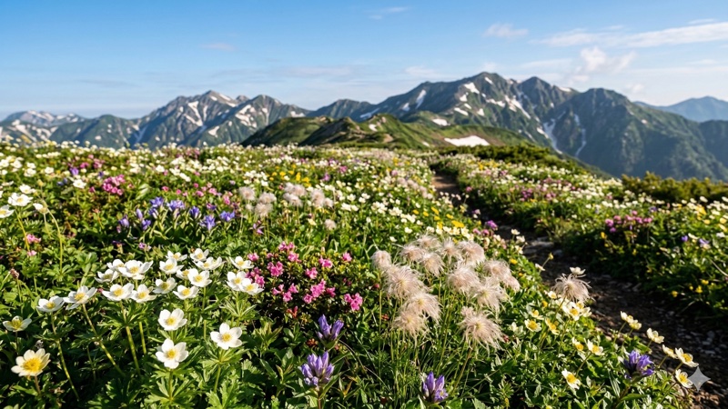 高山植物の見ごろカレンダー——花の百名山を時期別に楽しむ