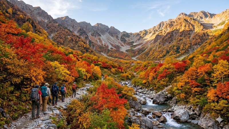 紅葉登山の楽しみ方——見ごろの時期と標高の関係