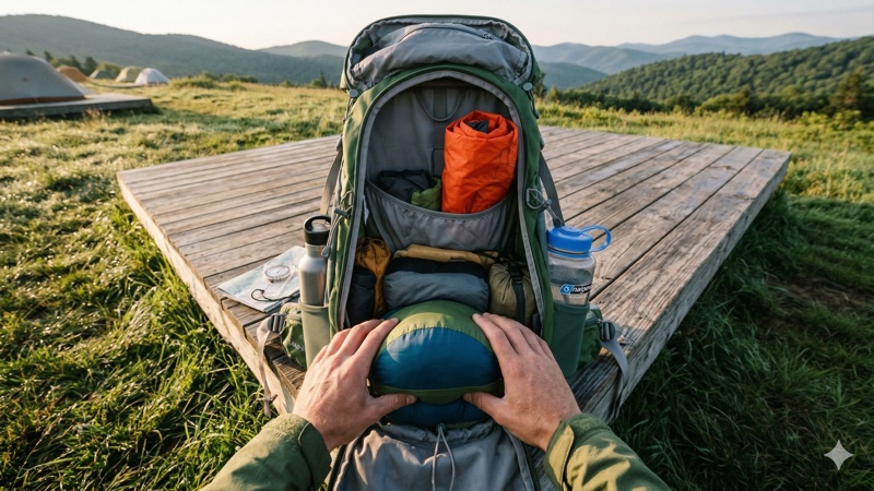 ザックのパッキング術——重心・取り出しやすさ・重量バランス