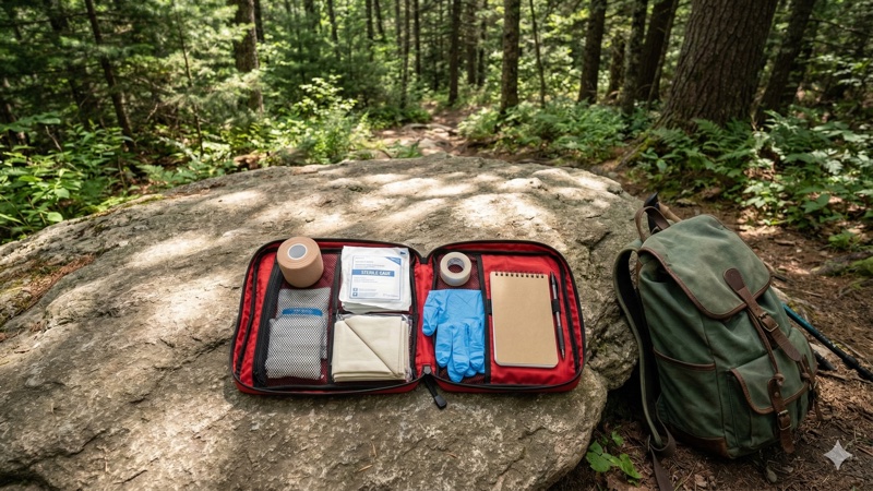 登山用ファーストエイドキットの中身