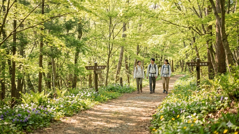 新緑の低山ハイキング——春に歩きたい里山10選