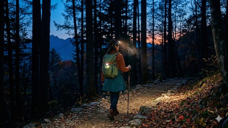 ヘッドライトは必需品！選び方と必ず持つべき理由