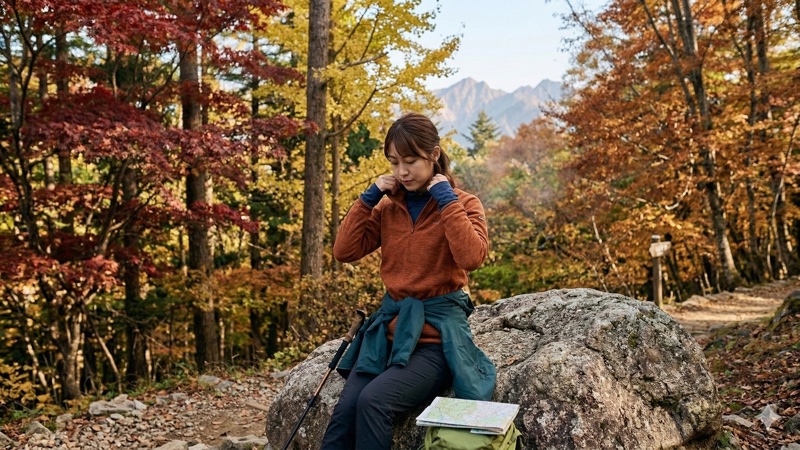 レイヤリング（重ね着）の基本——ベース・ミッド・アウターの役割