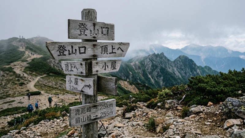 登山の「グレーディング」ってなに？体力度・技術度の読み方