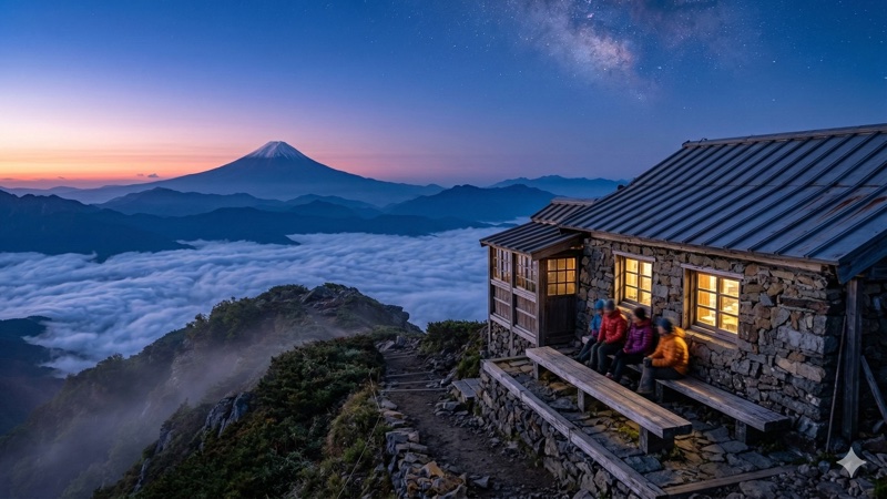 初めての山小屋泊——予約から当日の流れまで完全ガイド