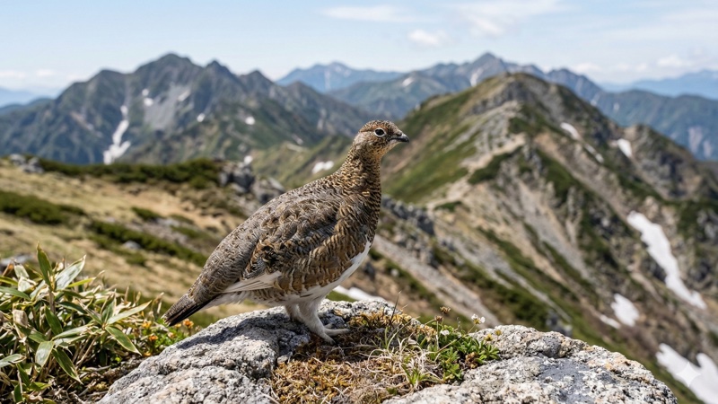 山で見かける動植物図鑑——クマ・ライチョウ・シカ