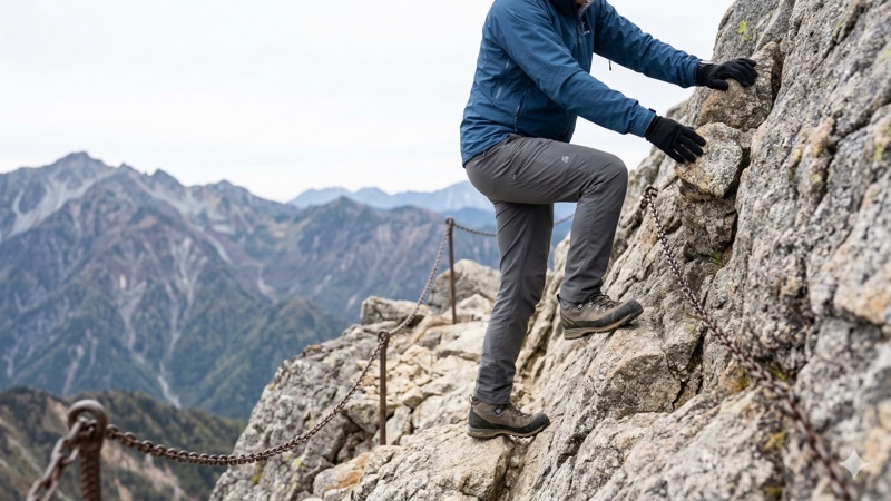 転滑落から身を守る──「三点支持」の徹底が命を救う