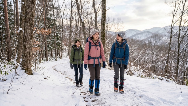 冬の低山ハイク——雪山デビューに最適な山の条件
