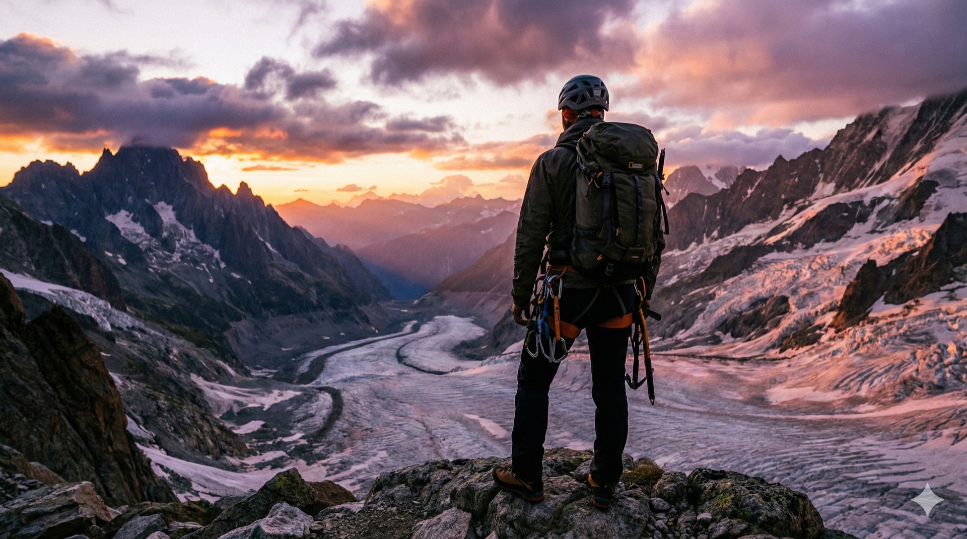 山岳ガイドの活動風景2