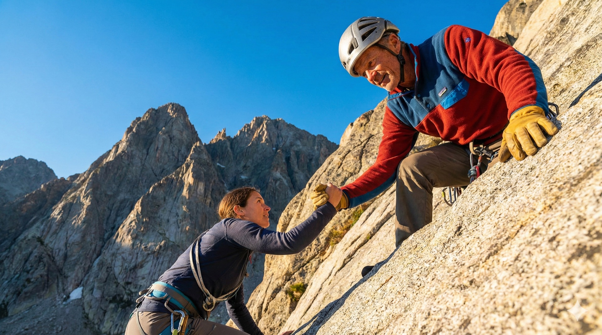 山岳ガイドの活動風景4